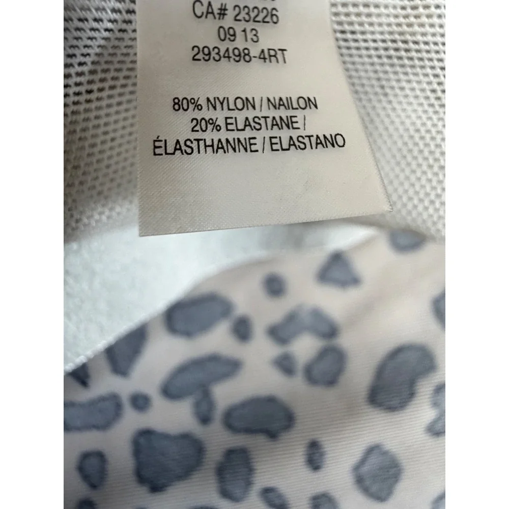Victoria's Secret Leopard Print Underwire Tankini Top 36D Tan Black 293498-4RT